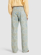 ETRO - Printed Cotton Denim High Rise Jeans