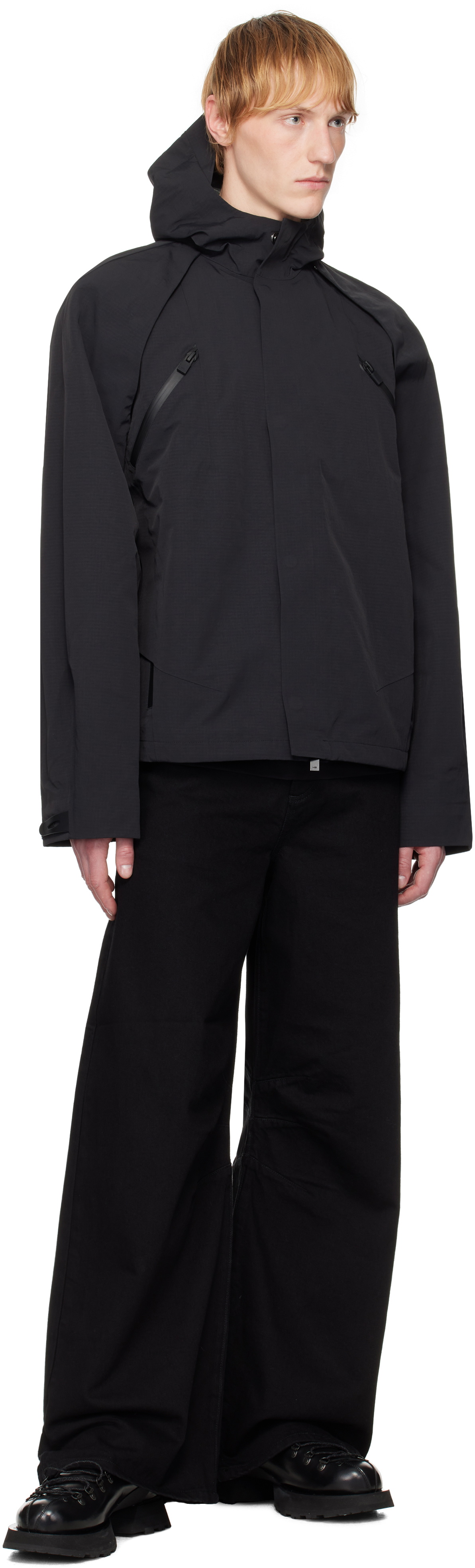 HELIOT EMIL Black Ferro Jacket Heliot Emil