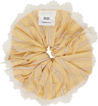 Anna Sui Yellow Lace Scrunchie