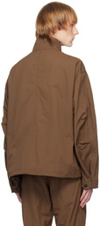 LE17SEPTEMBRE Brown Crinkled Jacket