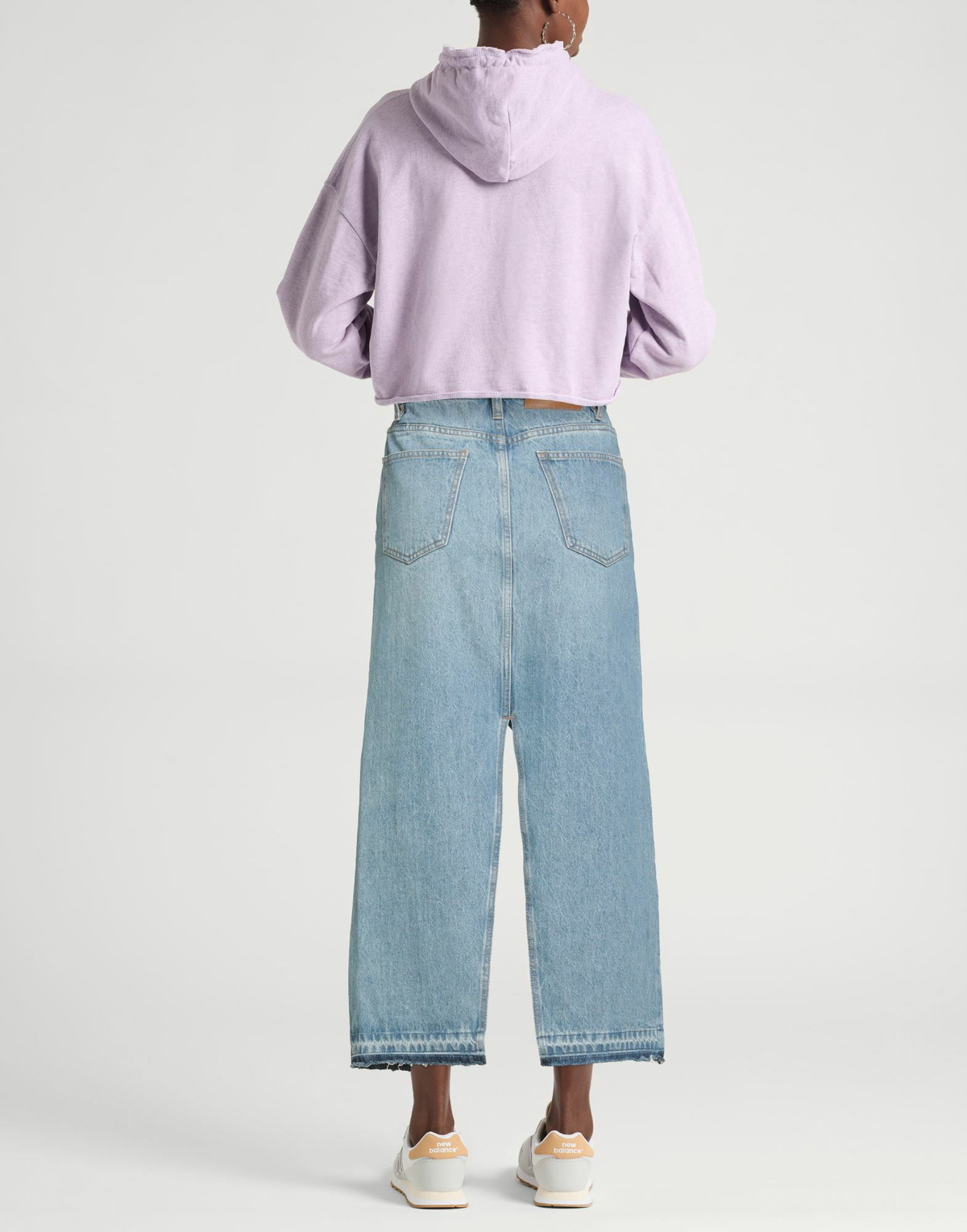 Maje Womens Denim skirt in Blue