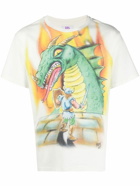 ERL - Dragon Print Cotton T-shirt