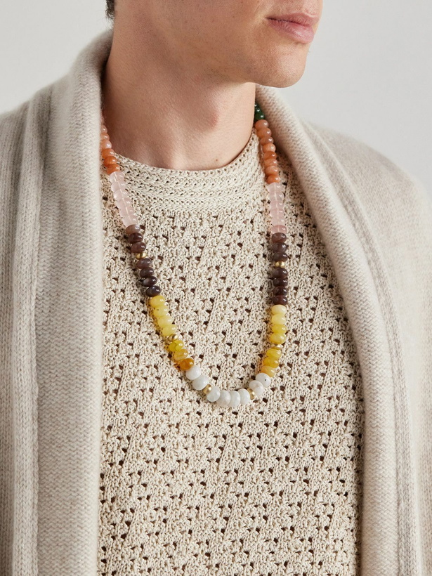 Photo: Jacquie Aiche - Gold Opal Beaded Necklace