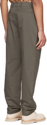 De Bonne Facture Green Cotton Trousers