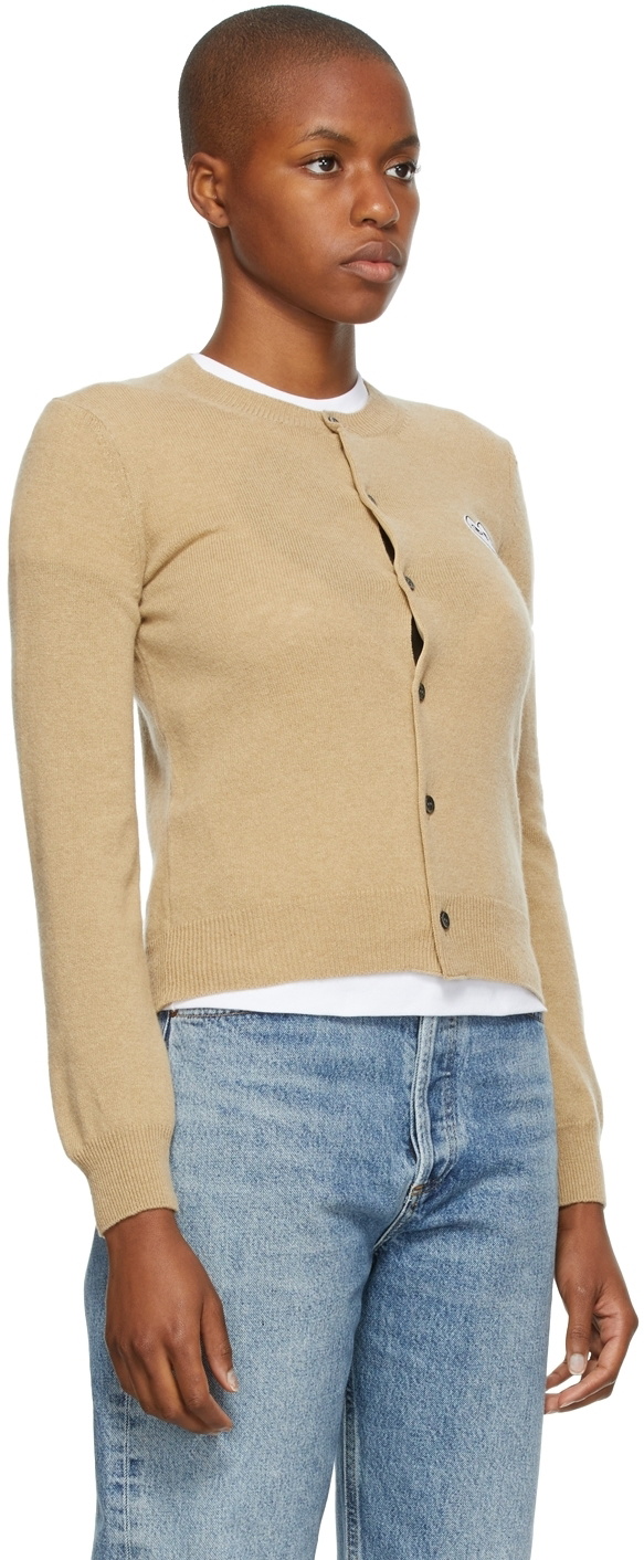COMME des GARÇONS PLAY Heart Patch Cardigan