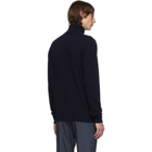 Maison Margiela Navy Cashmere Turtleneck