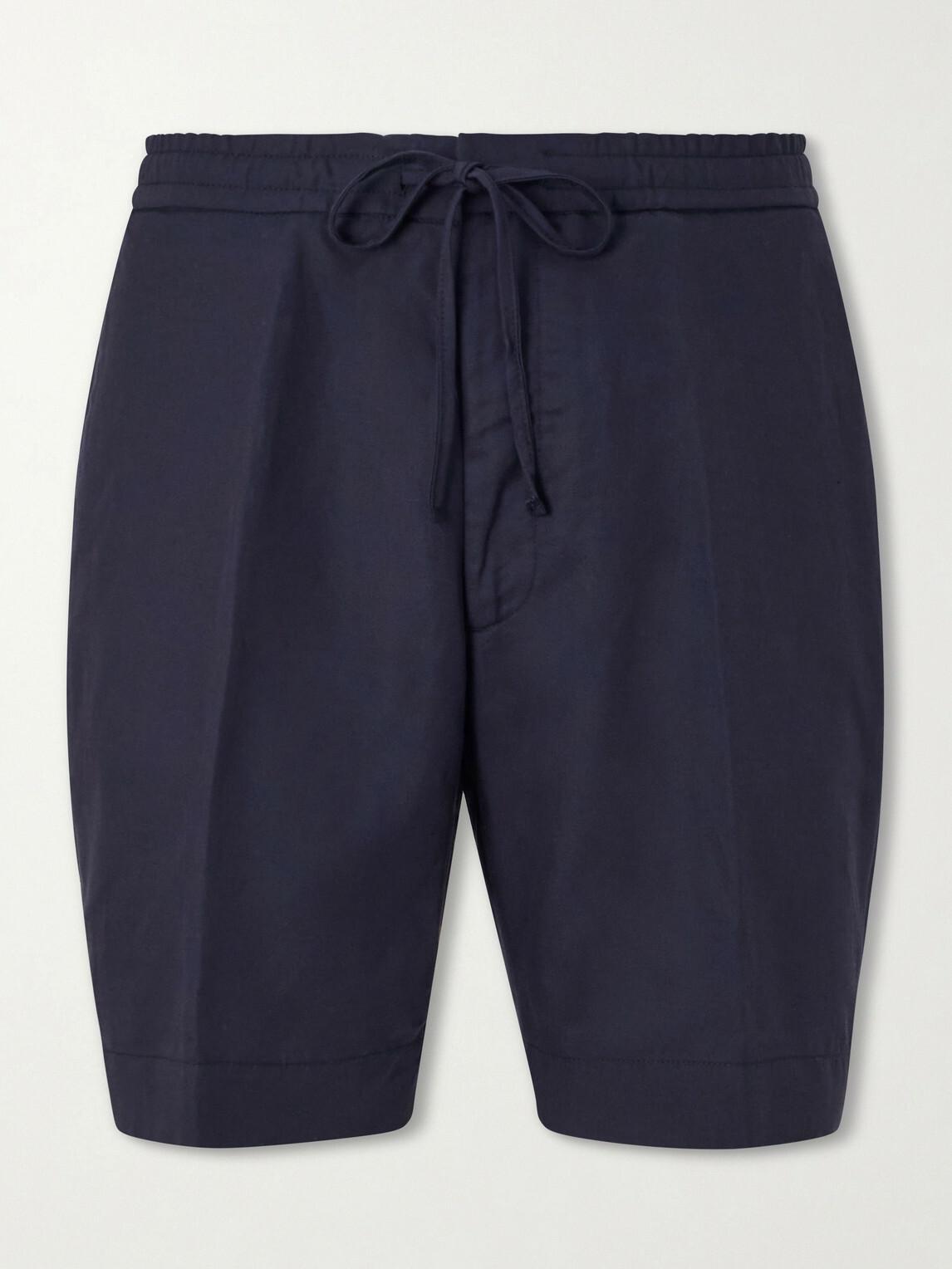 Officine Générale - Phil Straight-Leg Lyocell, Linen and Cotton-Blend Shorts - Blue