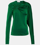 Victoria Beckham Gathered jersey top