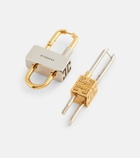 Givenchy Lock asymmetric earrings