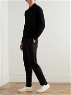 Derek Rose - Harris 1 Slim-Fit Straight-Leg Stretch Lyocell and Cotton-Blend Twill Trousers - Black