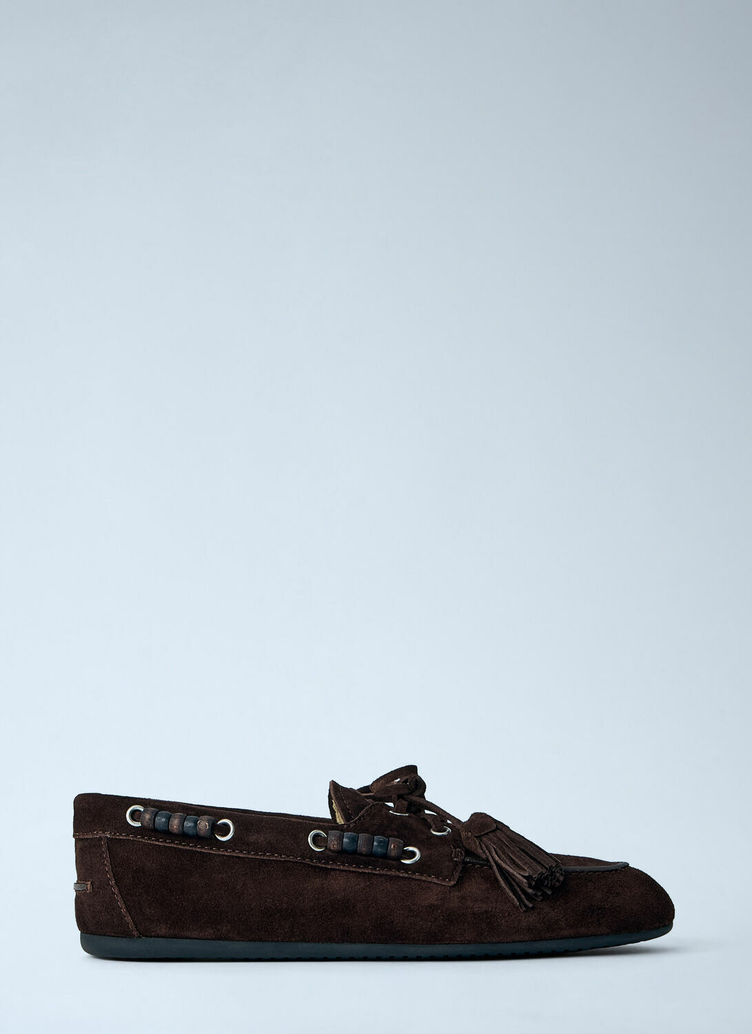Miu Miu Suede Tassel Loafers