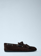 Miu Miu Suede Tassel Loafers