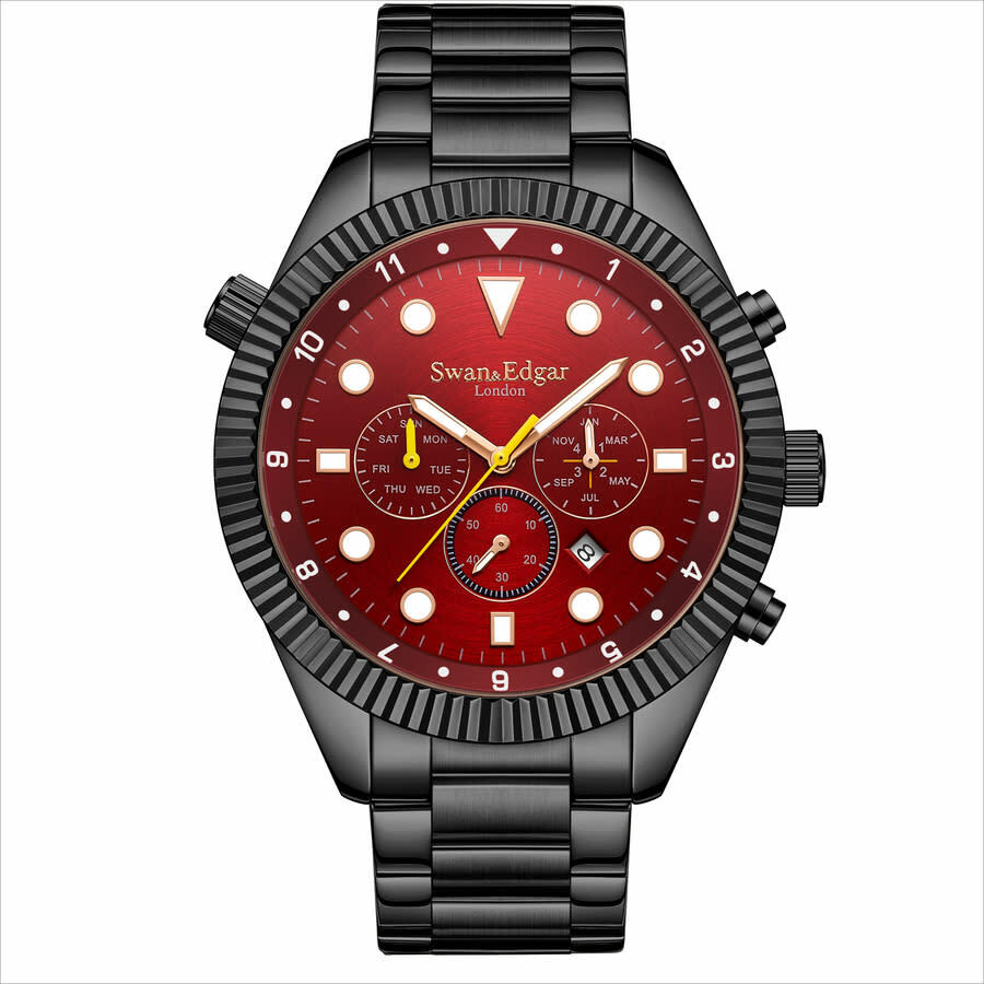 Swan & Edgar Decadence Automatic Red Dial Mens Watch SE01283