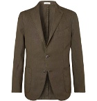 Boglioli - Green K-Jacket Slim-Fit Unstructured Linen Suit Jacket - Green