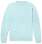 Richard James - Mélange Cotton Sweater - Blue