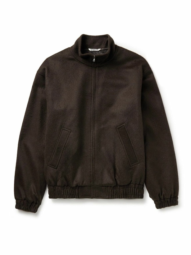 Photo: Auralee - Camel Hair-Flannel Blouson Jacket - Brown