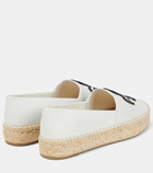 Tory Burch Ines leather platform espadrilles