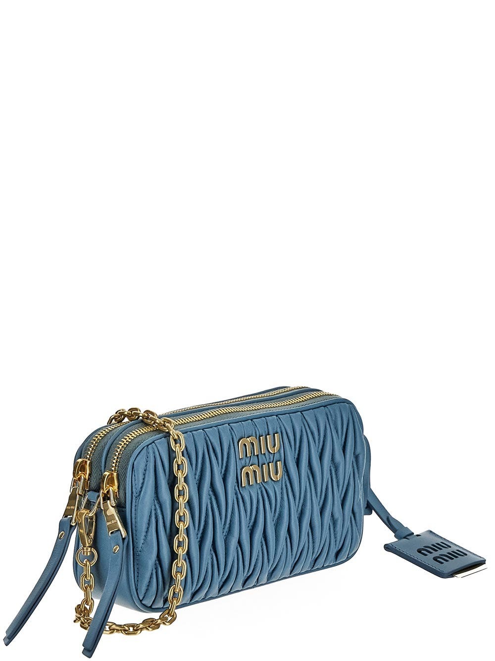 Miu Miu Matelassé Nappa Leather Mini Bag