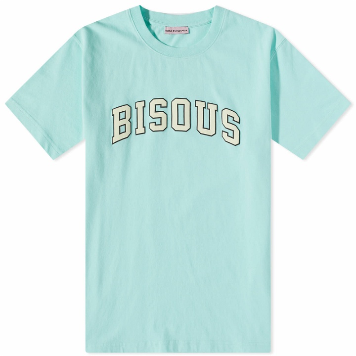 Photo: Bisous Skateboards College T-Shirt in Mint