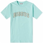 Bisous Skateboards College T-Shirt in Mint