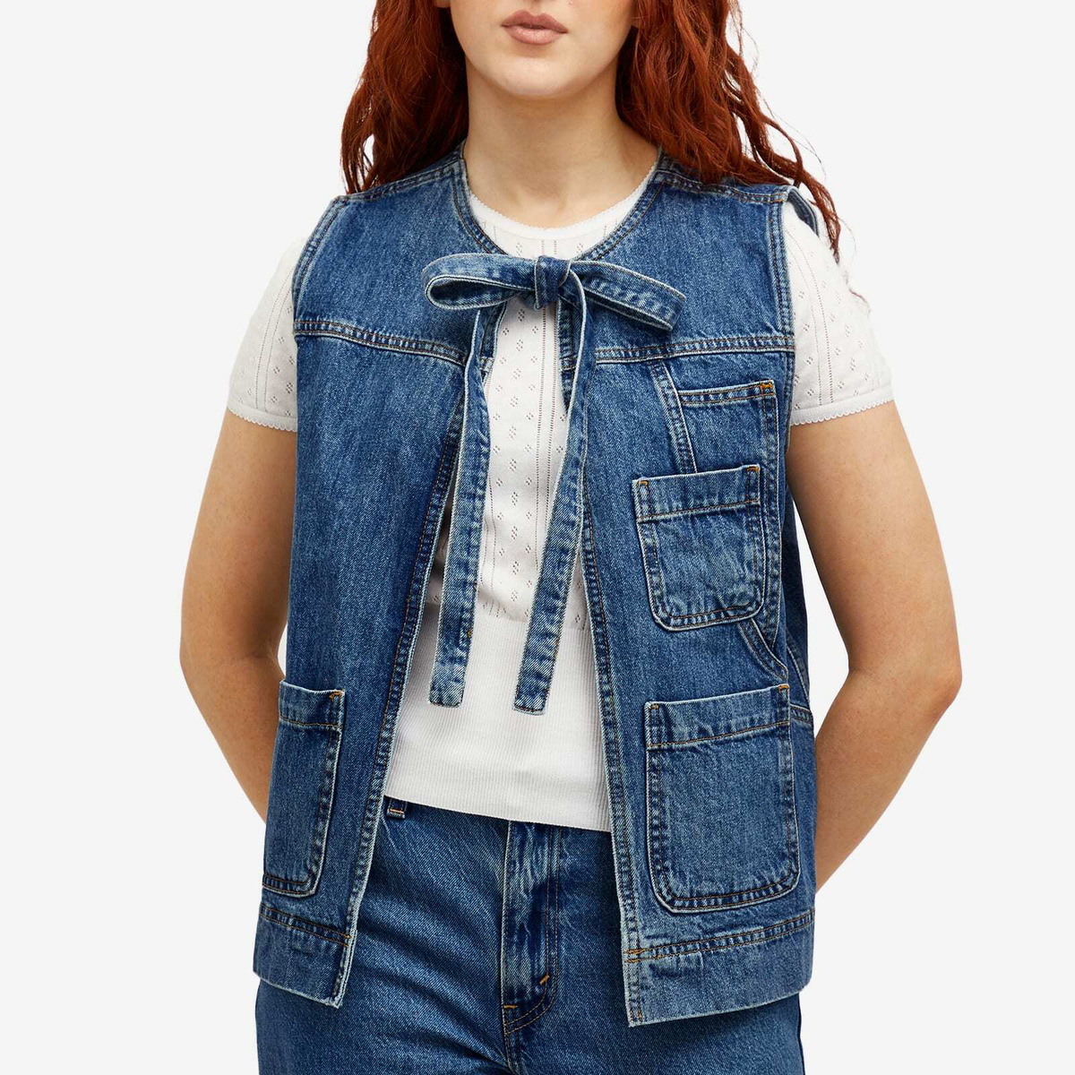 Damson Madder Women's Milly Gilet in Blue