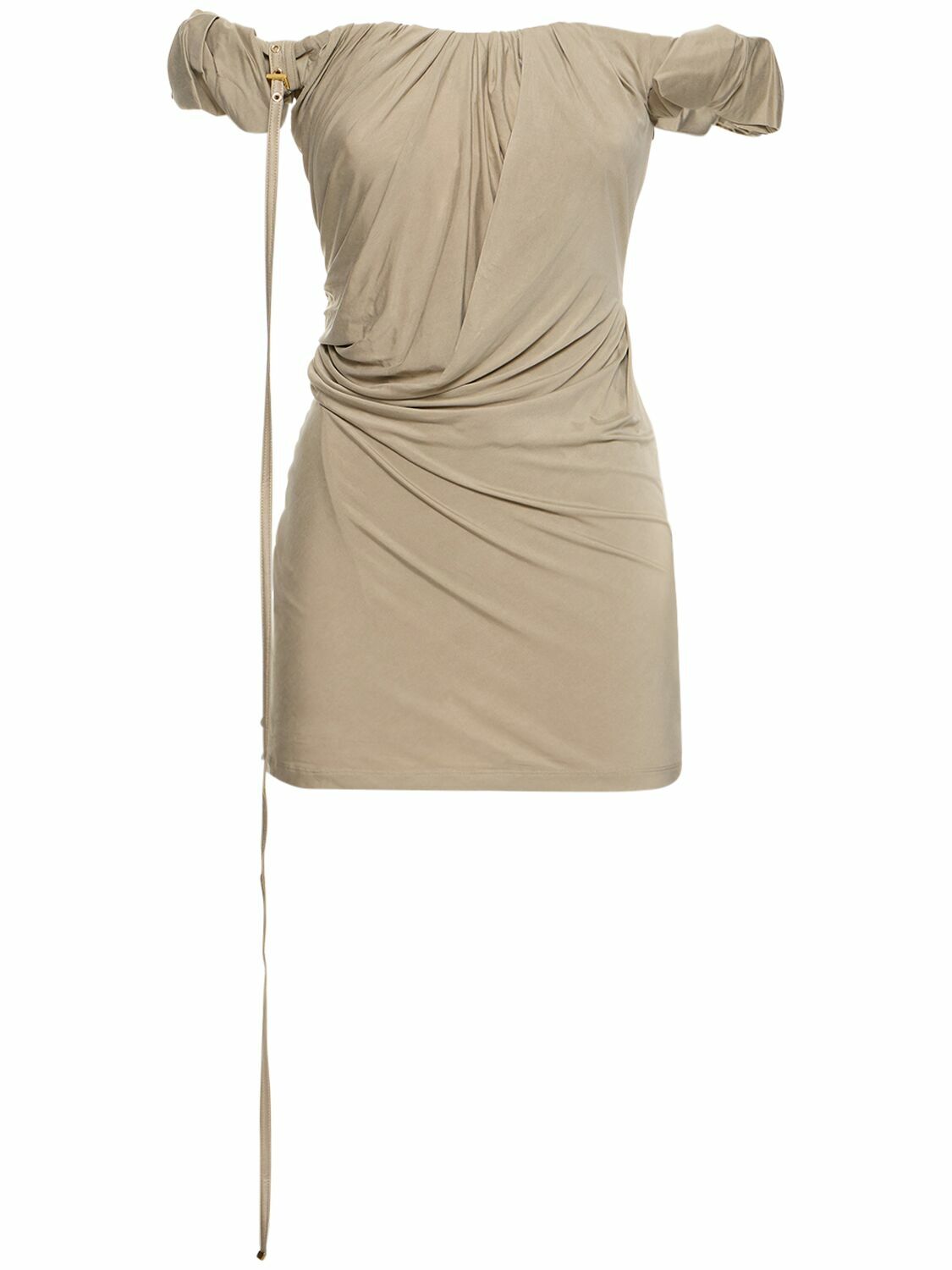 twist front halter neck dress Aspen Twist Front Halter Maxi Dress main image 1