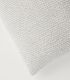 Brunello Cucinelli Ribbed-knit cashmere pillow