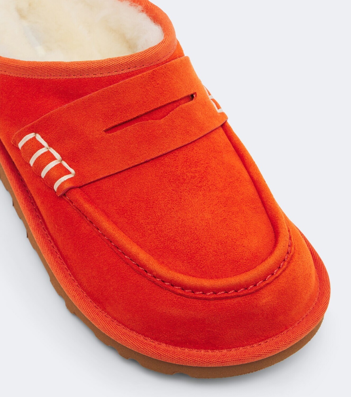JW Anderson x UGG shearling-lined suede slip-on shoes
