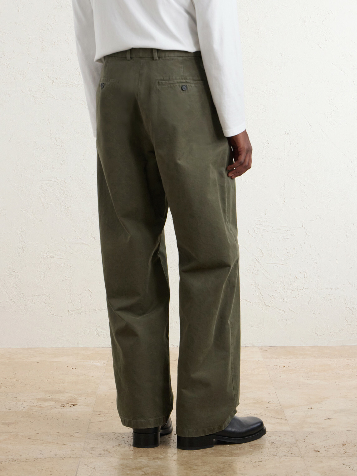 Jil Sander - Straight-Leg Cotton-Drill Trousers - Green