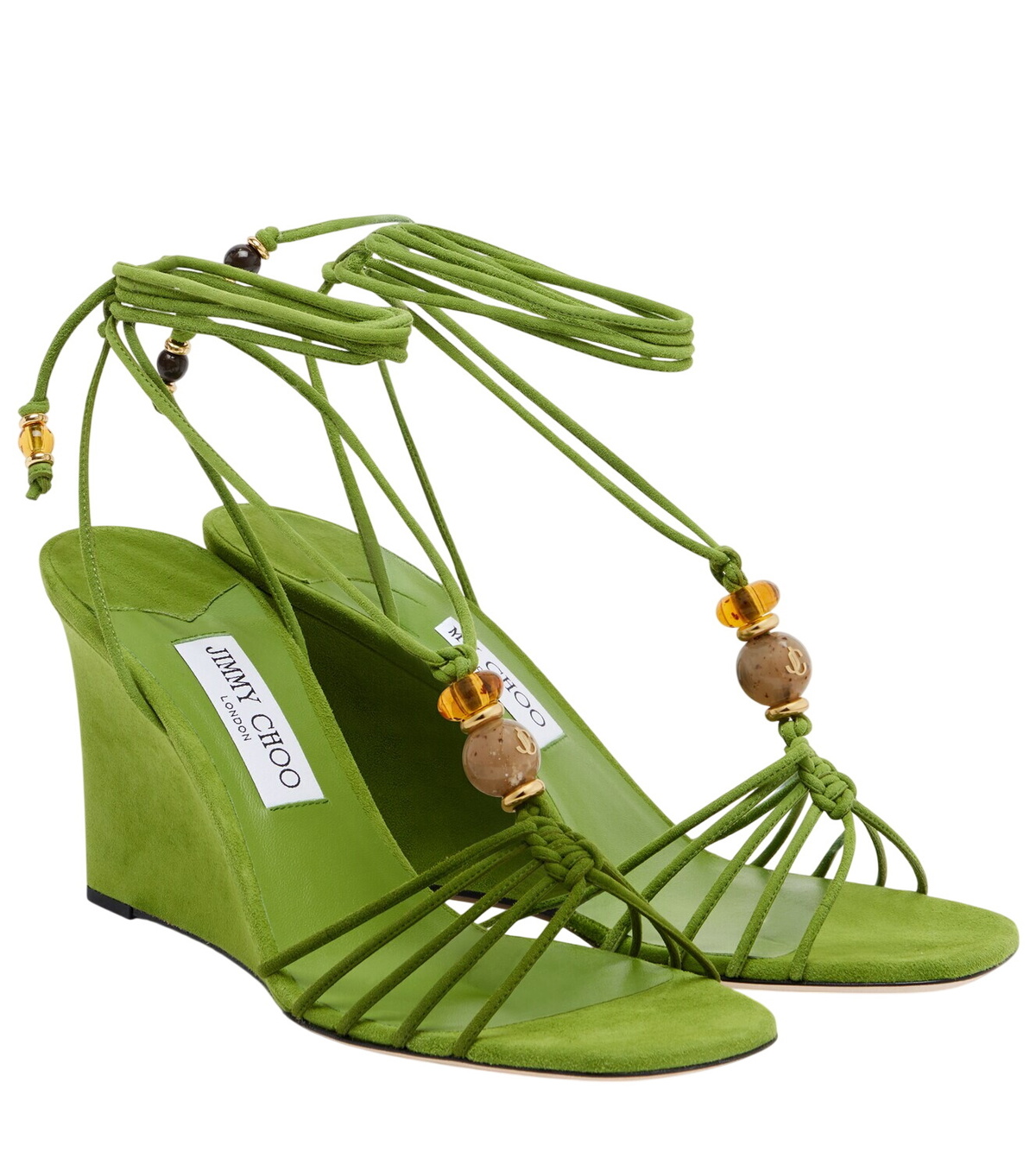 Jimmy Choo Orange Oriana 110 Heeled Sandals Jimmy Choo