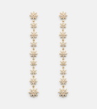 David Yurman Starburst 18kt gold drop earrings with diamonds