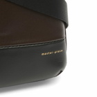 Master-Piece Gloss Leather Shoulder Bag in Brown 