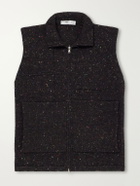 Inis Meáin - Lifeline Wool and Cashmere-Blend Gilet - Brown