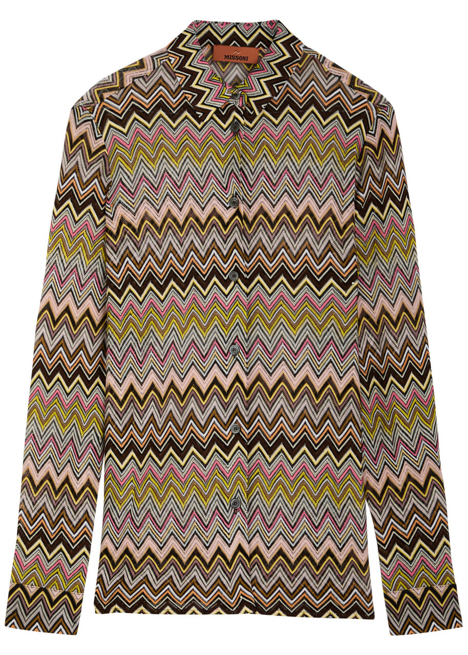 Tシャツ・カットソー MISSONI FW25 Knitted T-shirt (DS25WN04BK01BY L905D) DS22SL0UBK029C_SM92J-