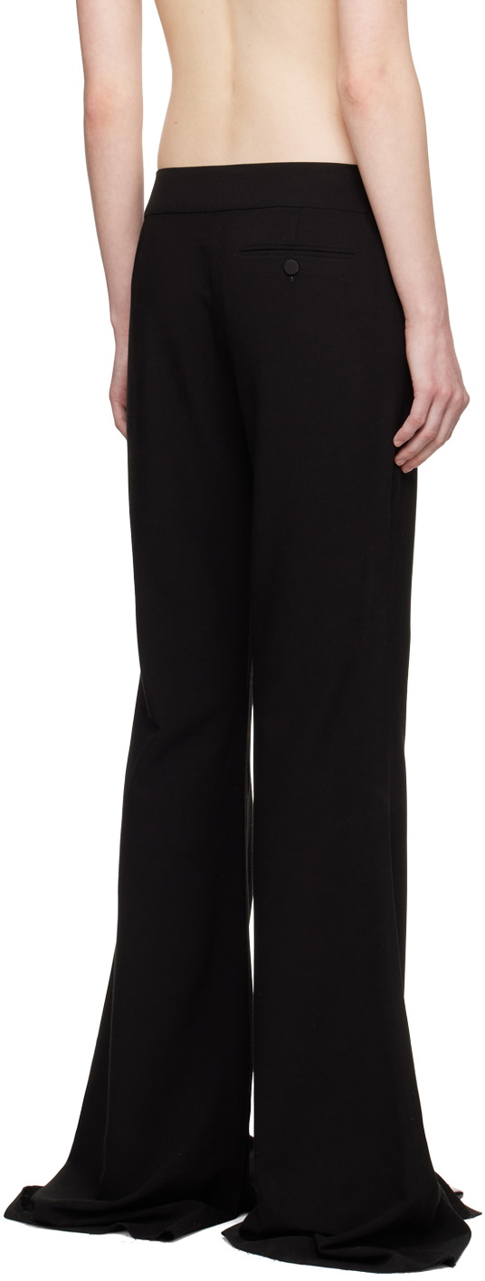 JUNEYEN Black Flared Trousers