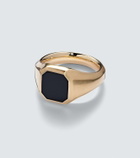 David Yurman Streamline® 18kt gold ring with onyx