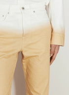 Lanvin Gradient-Effect Twisted Jeans