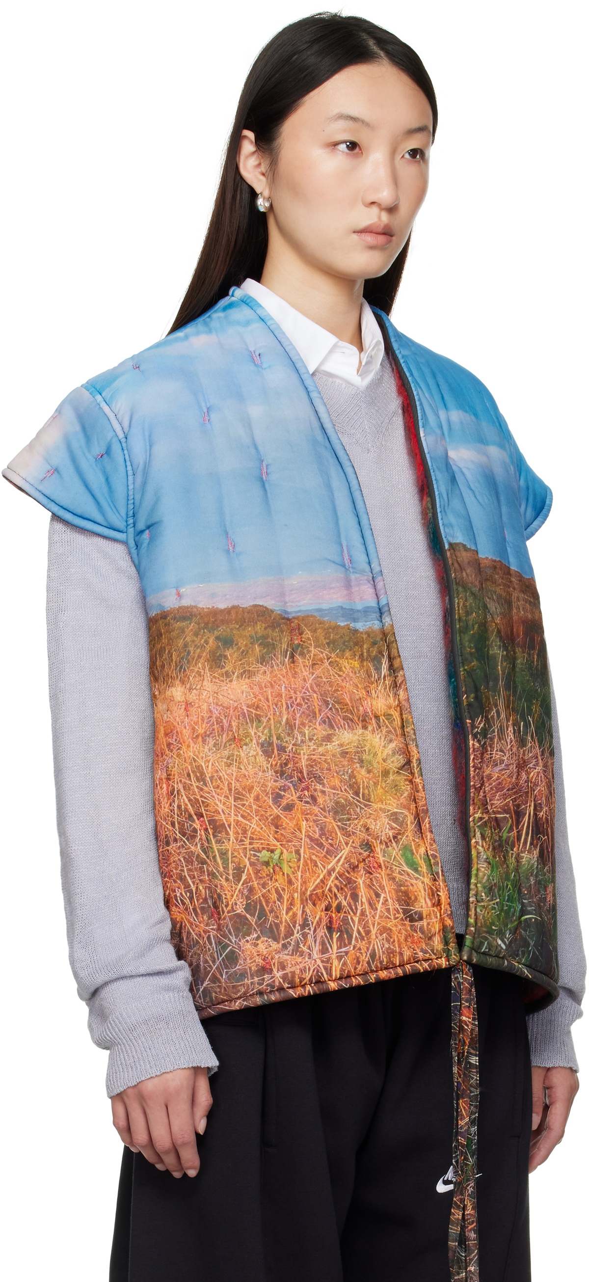 Bless Blue Lining Vest