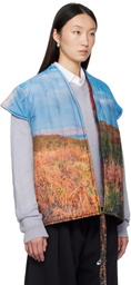 Bless Blue Lining Vest