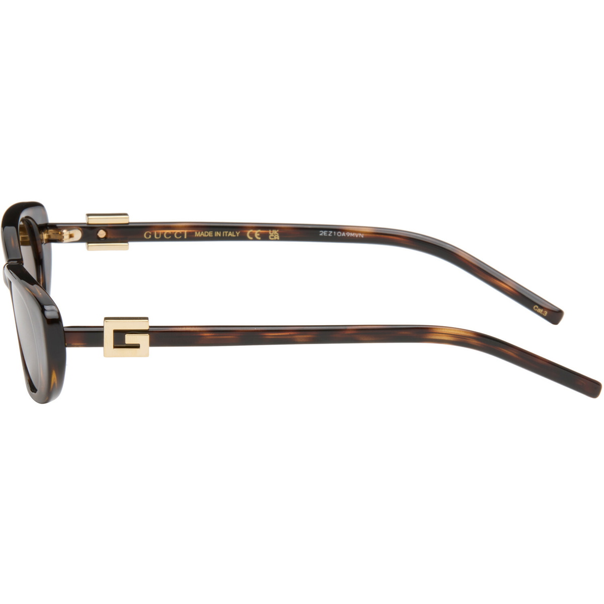 Gucci Brown G String Cat Eye Sunglasses