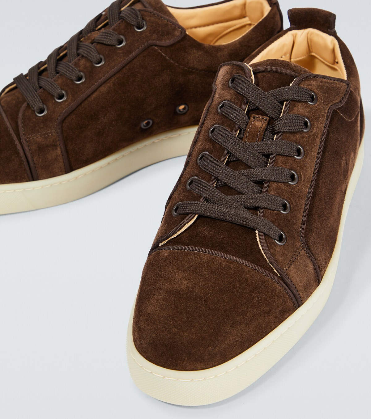 CHRISTIAN LOUBOUTIN Louis Junior Suede Sneakers for Men