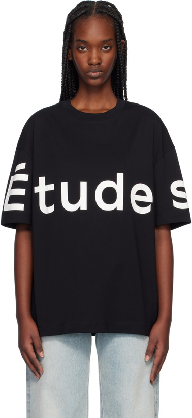 Photo: Études Black Big 'Études' Relax T-shirt