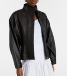 Jacquemus Ciro belted leather jacket