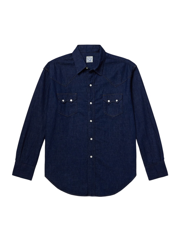 Photo: OrSlow - Denim Western Shirt - Blue