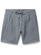 Hartford - Tank Linen Drawstring Shorts - Gray