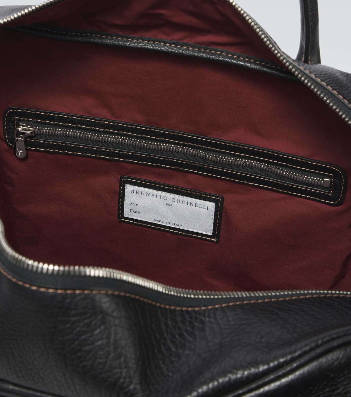 Brunello Cucinelli Leather duffel bag