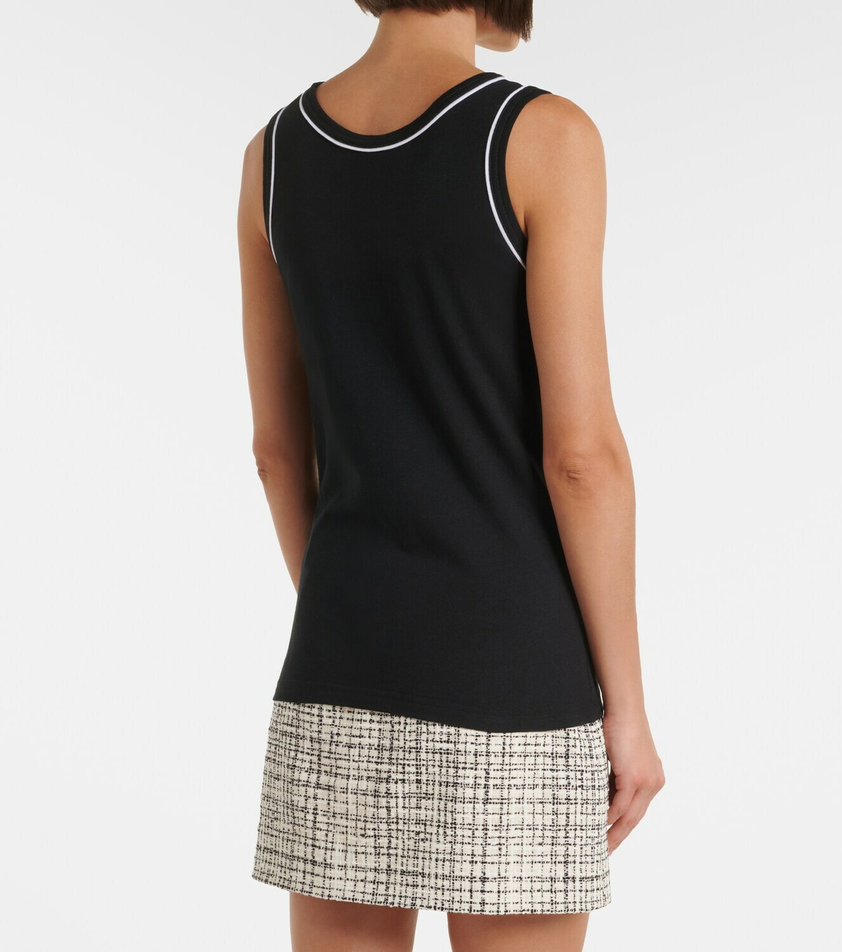 Valentino VLogo cotton jersey tank top
