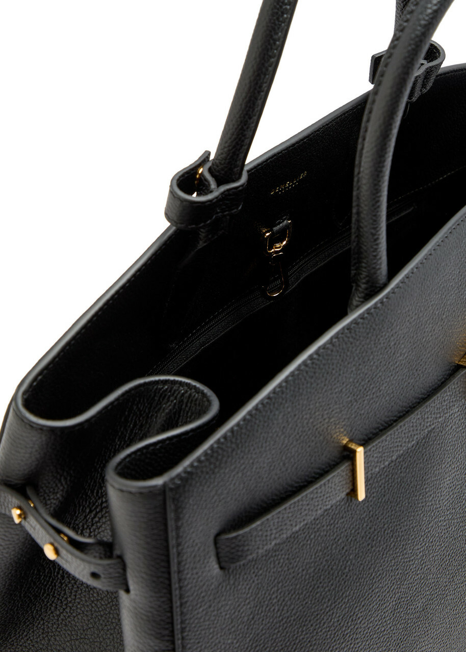 Demellier The Hudson Grained Leather top Handle bag - Black - One Size
