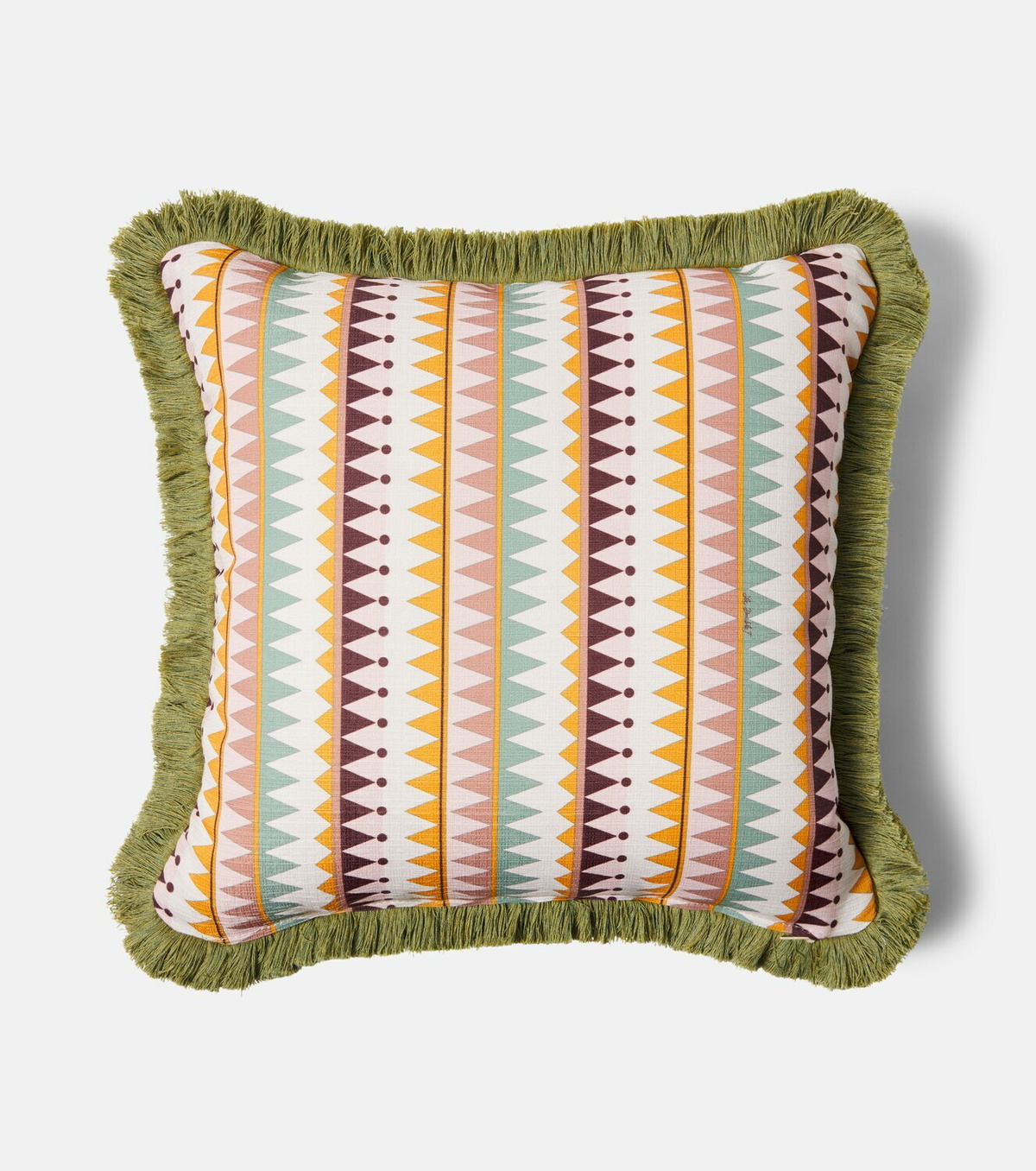 La DoubleJ Fringed cushion