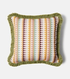 La DoubleJ Fringed cushion
